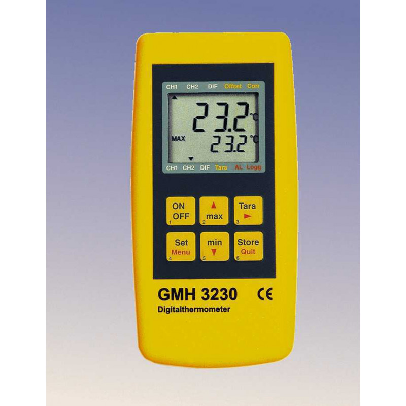Präzisions-Sekundenthermometer für Differenz-Temperaturmessung GMH 3230