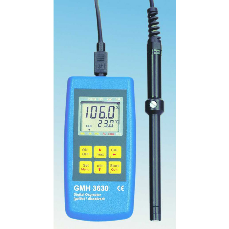 Digital-Taschen-Sauerstoffmessgerät: GMH 3630