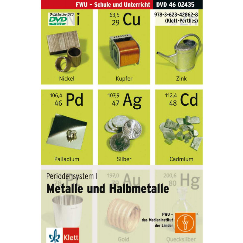 Periodensystem I: Metalle und Halbmetalle