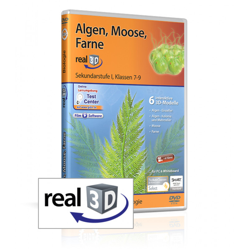 CD-ROM „Algen, Moose, Farne“