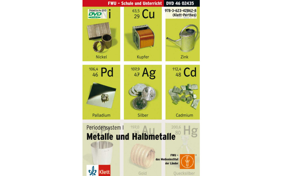 Periodensystem I: Metalle und Halbmetalle